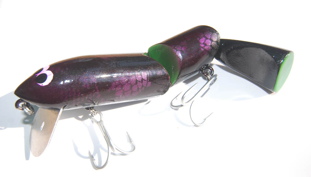 Mudeye Rattle Snake 200mm Timber Surface Lure 8 Rod Mackenzie